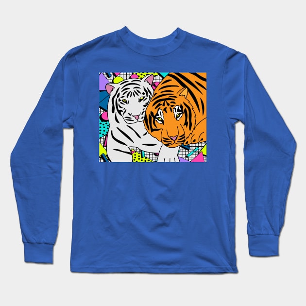 Patty Tiger Wild Animals Long Sleeve T-Shirt by flofin